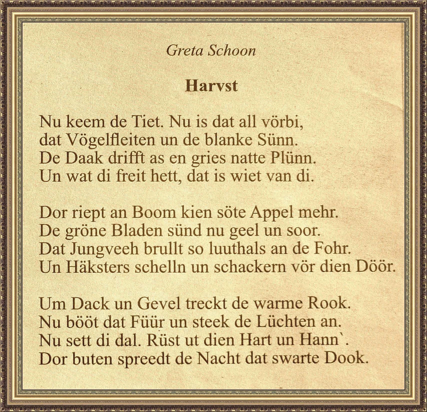 Herbstgedicht